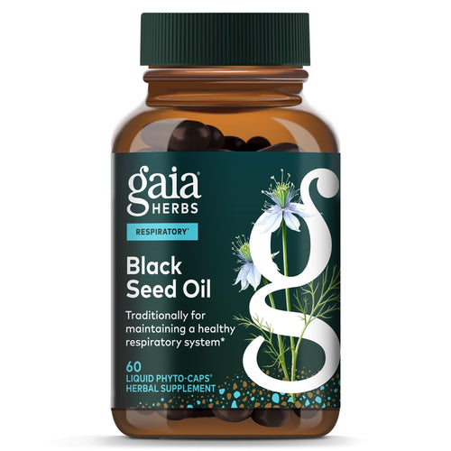 Gaia Herbs Black Seed Oil, 60 Vegan Capsules