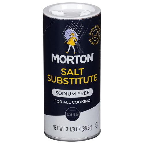 Morton Salt Substitute, Sodium Free, 3.125 oz