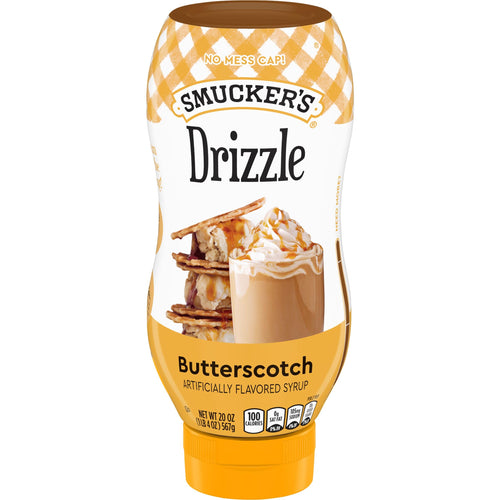 Smucker's Butterscotch Flavored Drizzle Syrup, 20 oz Squeeze Bottle