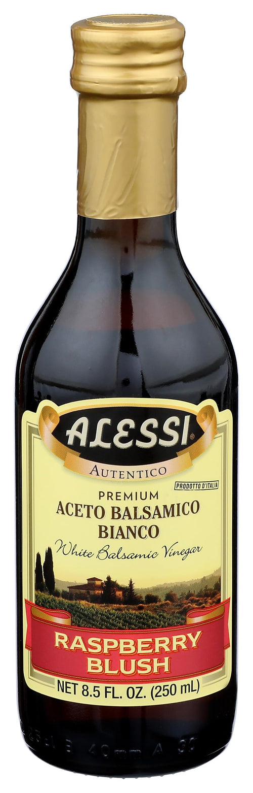 Alessi White Balsamic Raspberry Blush Vinegar, 8.5 oz