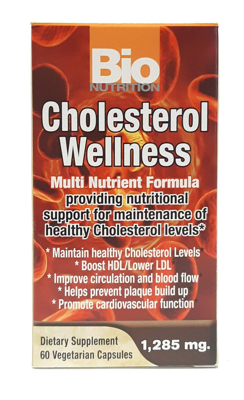 Bio Nutrition Cholesterol Wellness, 60 Vegetarian Capsules (Pack of 2)