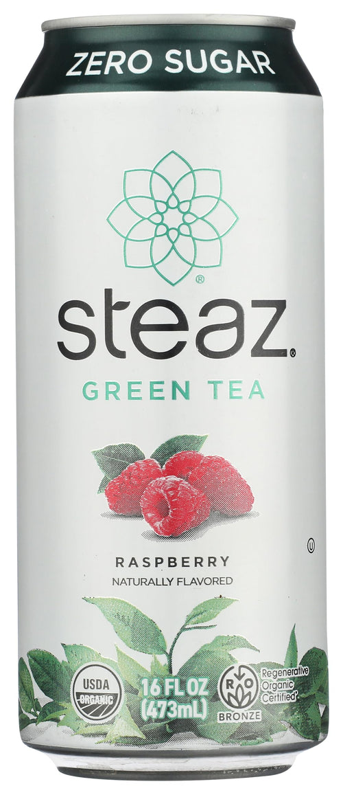 Steaz Organic ROC Raspberry Green Tea, 16 fl oz