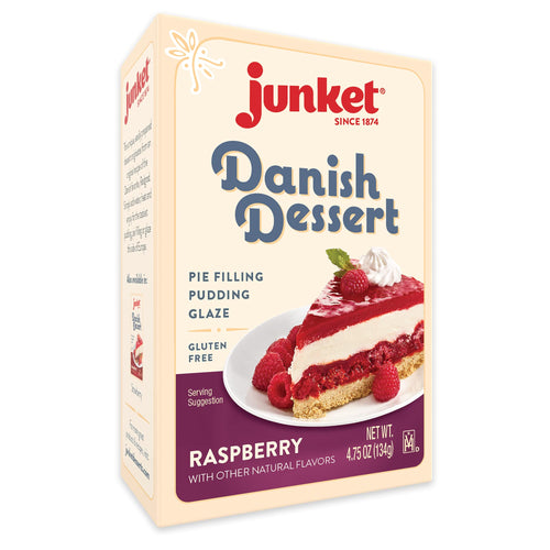 Junket Danish Dessert, Raspberry, 4.75 oz