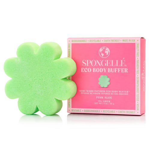 Spongelle Pink Aloe Eco Collection Body Buffer