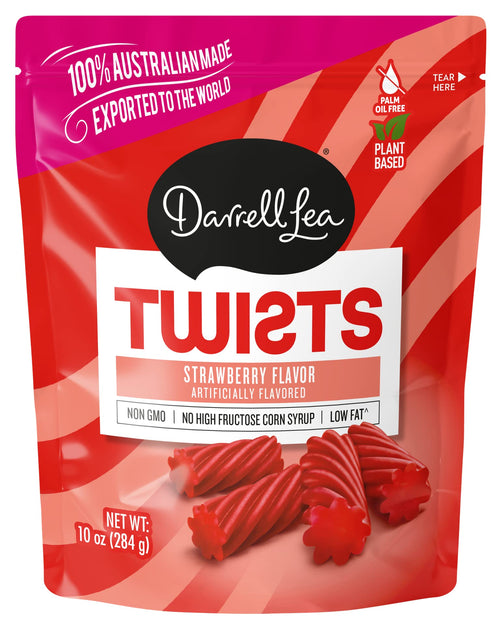 Darrell Lea Strawberry Licorice Twist