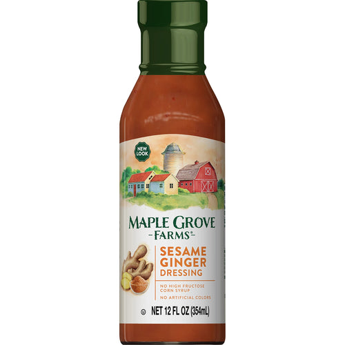 Maple Grove Farms Sesame Ginger Salad Dressing, 12 oz