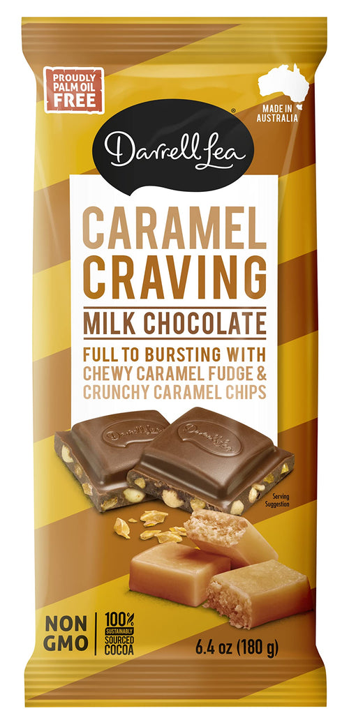 Darrell Lea Caramel Craving Chocolate Bar, 6.4 oz