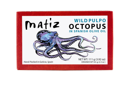 Matiz Pulpo Wild-Caught Spanish Octopus in Olive Oil, 4 oz