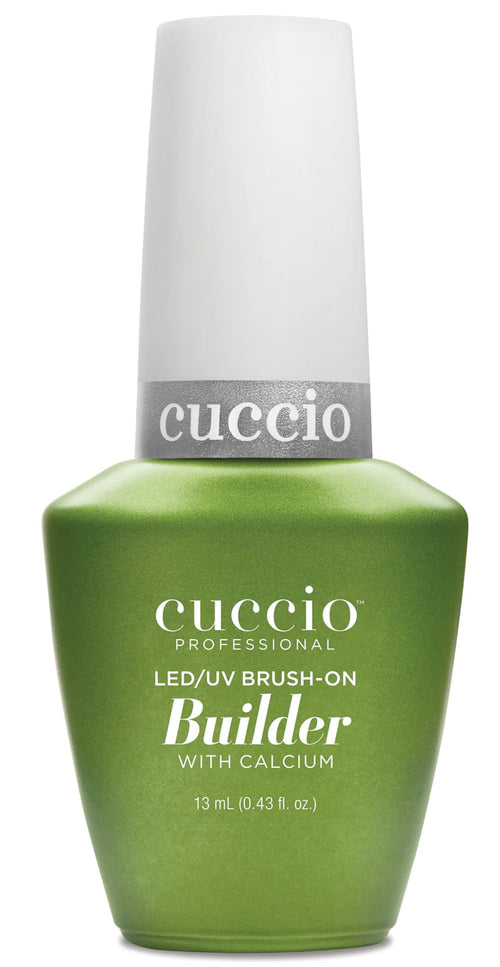 Cuccio Pro Brush-On Builder Gel with Calcium, Clear, 0.43 fl oz