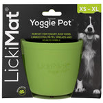 LickiMat Yoggie Pot Licking Treat Dispenser for Dogs, Green