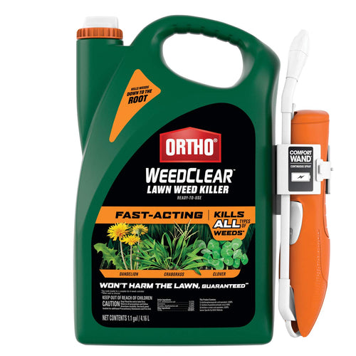 Ortho WeedClear Lawn Weed Killer with Comfort Wand, 1.1 gal