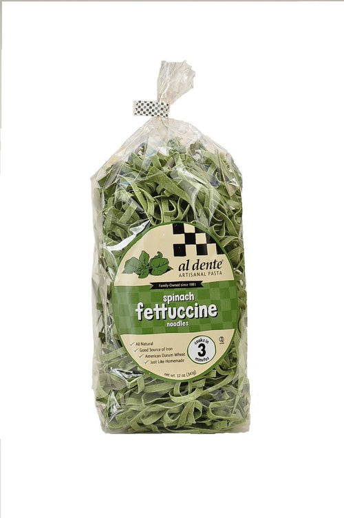 Al Dente Spinach Fettuccine, 12 oz (Pack of 2)