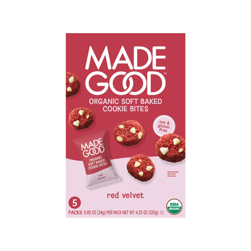 MadeGood Red Velvet Soft-Baked Cookies, 0.85 oz Each