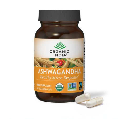 Organic India Ashwagandha Capsules, 60 Count