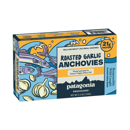Patagonia Provisions Roasted Garlic White Anchovies, 4.2 oz