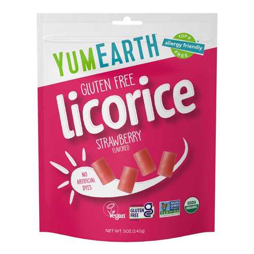YumEarth Organic Strawberry Licorice Snack Packs, 5 oz