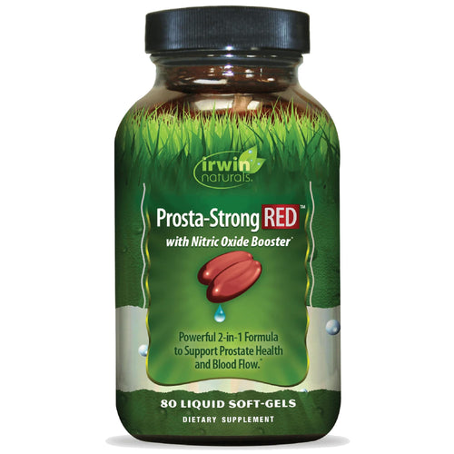 Irwin Naturals Prosta-Strong RED with Nitric Oxide Booster, 80 Softgels