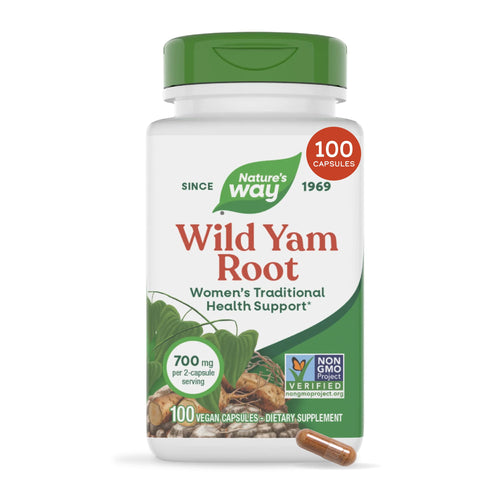 Nature's Way Wild Yam Root, 100 Count