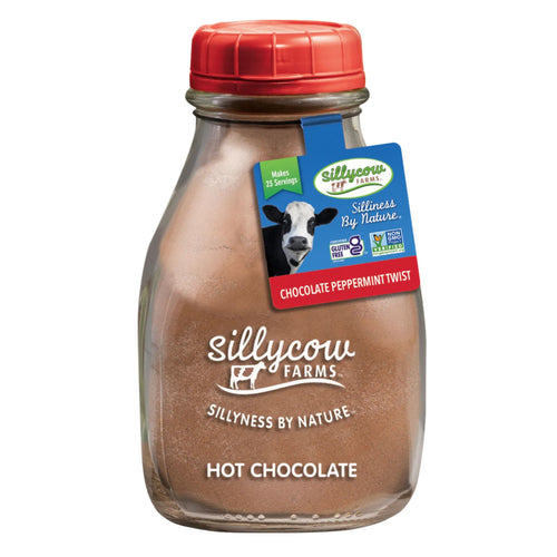 Silly Cow Farms Peppermint Twist Hot Chocolate Mix, 16.9 oz