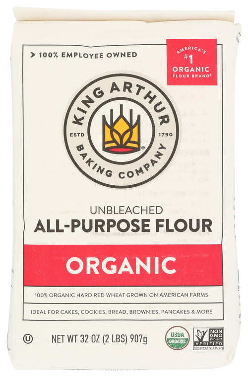 King Arthur Organic All Purpose Flour, 32 oz