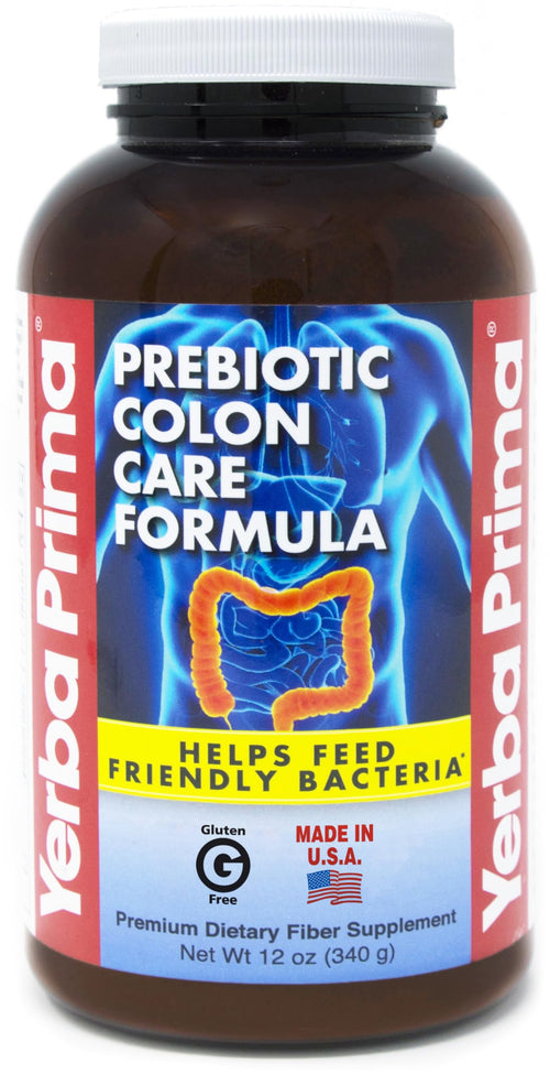 Yerba Prima Prebiotic Colon Care Formula Powder, 12 oz
