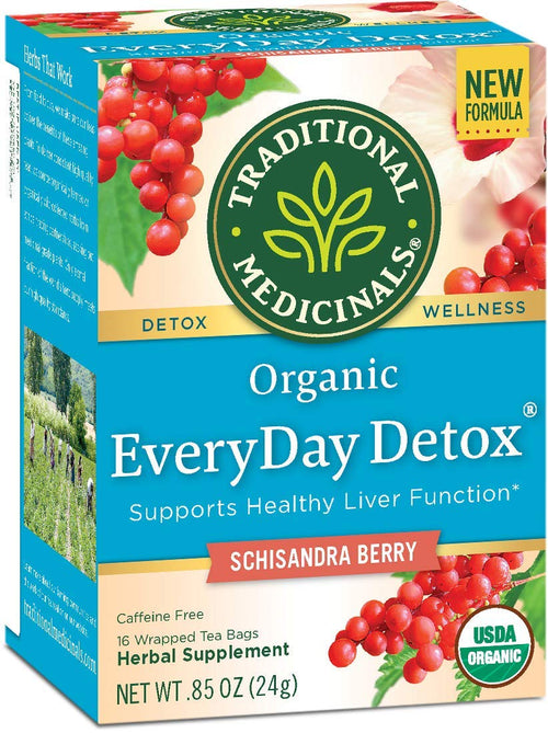 Traditional Medicinals EveryDay Detox Tea, 16 Count