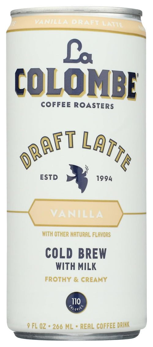 La Colombe Vanilla Draft Latte, 9 fl oz