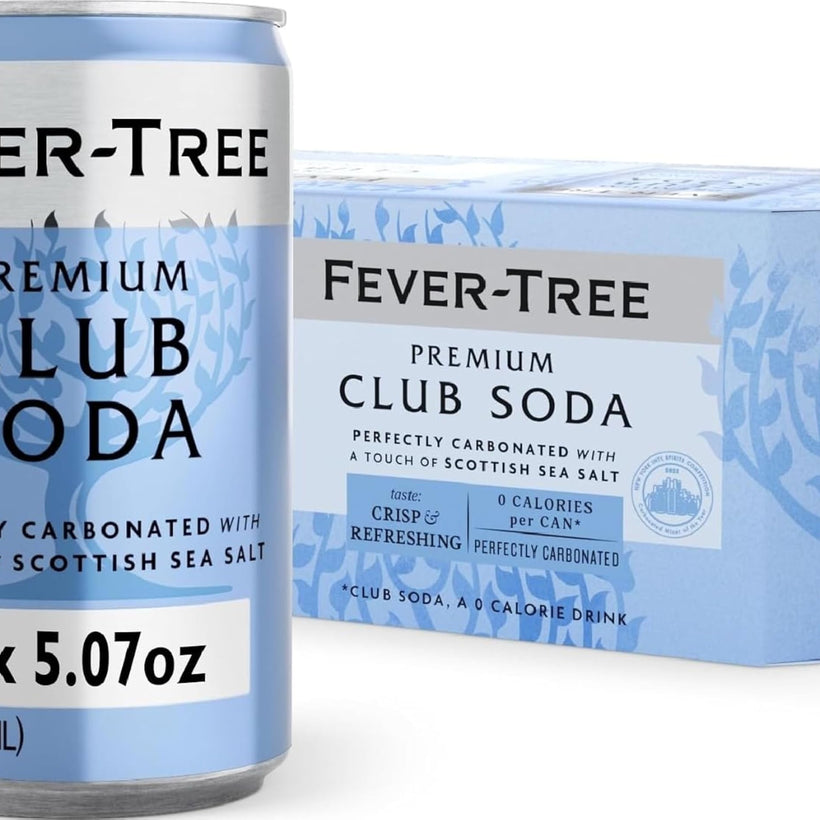 Fever-Tree Club Soda with Scottish Sea Salt, 5.1 fl oz (Pack of 8)