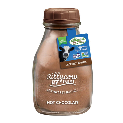 Sillycow Farms Truffle Hot Chocolate Mix, 16.9 oz Glass Bottle