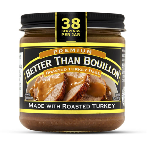 Better Than Bouillon Turkey Base, 8 oz Glass Jar