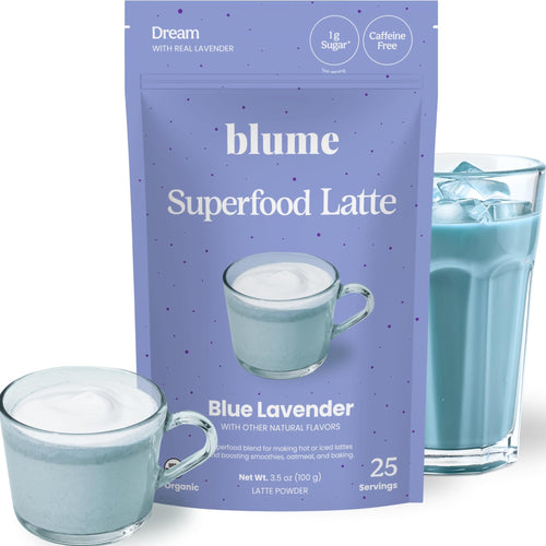 Blume Blue Lavender Superfood Latte, 25 Servings