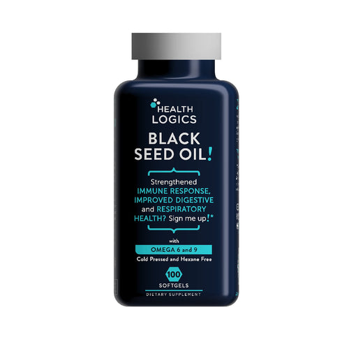 Health Logics Black Seed Oil, Cold Pressed, 100 Soft Gel Capsules