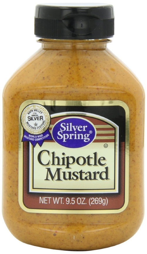 Silver Spring Chipotle Mustard, 9.5 oz (Pack of 2)