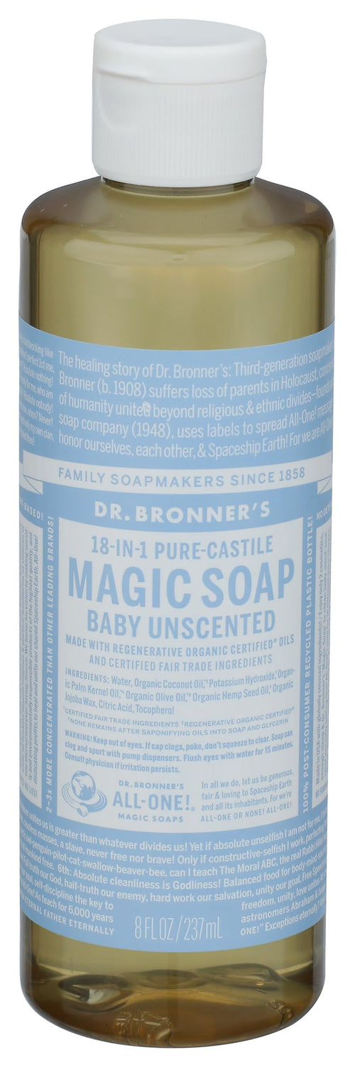 Dr. Bronner's Baby Liquid Castile Soap, 8 fl oz
