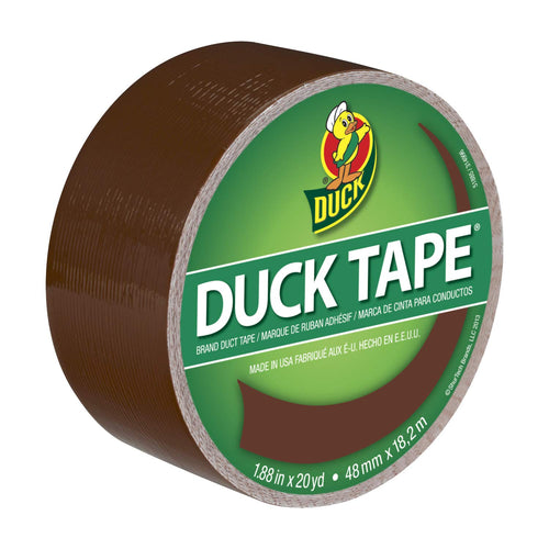 Duck Brand Color Duct Tape, Brown, 60 ft