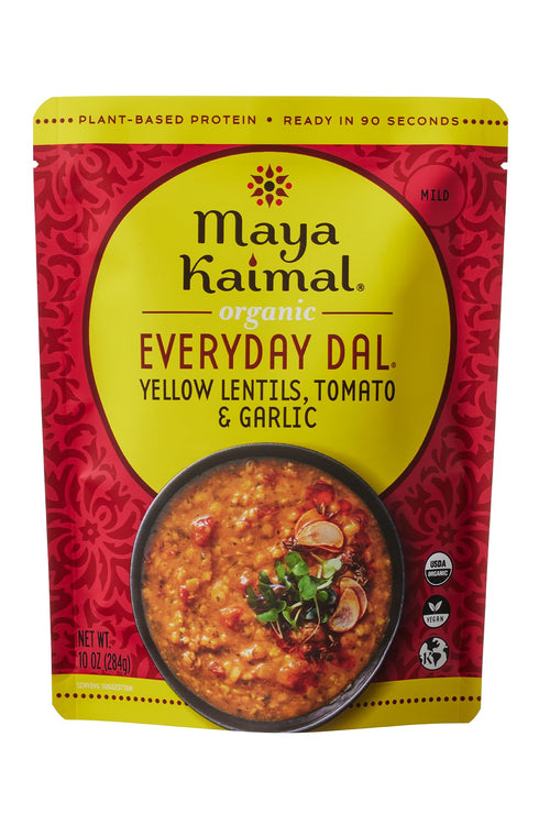 Maya Kaimal Organic Indian Everyday Dal, Yellow Lentils, Tomato & Garlic