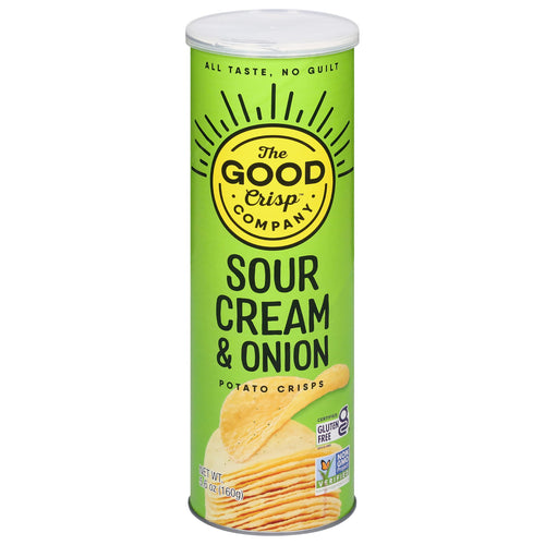 The Good Crisp Company Sour Cream & Onion Gluten-Free Potato Chips, 5.6 oz