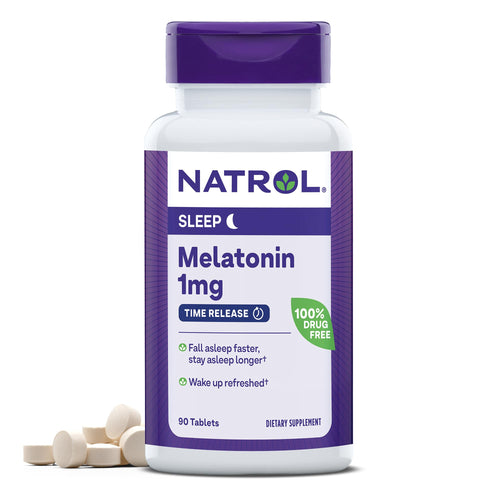 Natrol Melatonin 1 mg Time Release, 90 Tablets