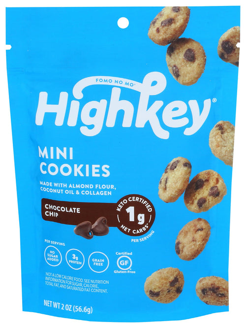 HighKey Chocolate Chip Mini Cookies, 2 oz