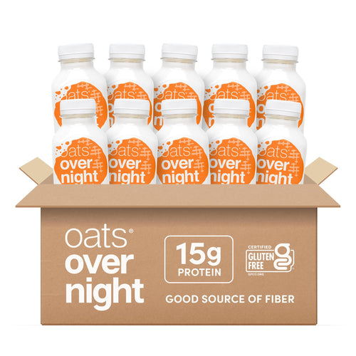 Oats Overnight Peanut Butter Crunch Protein Oatmeal Shake, 2.2 oz (10 Count)
