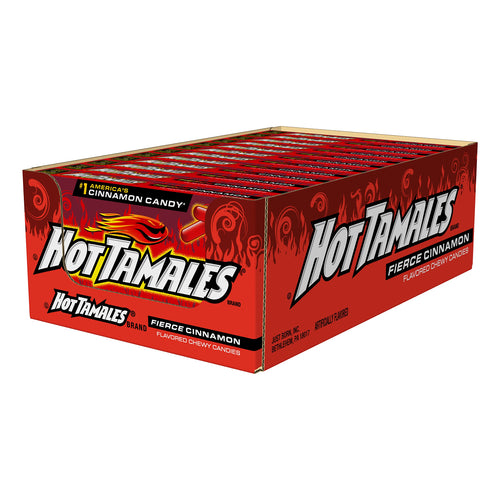 Hot Tamales Fierce Cinnamon Candy, 5 oz Theater Box (Pack of 12)