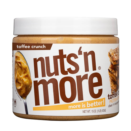 Nuts 'N More Toffee Crunch Peanut Butter Spread, 15 oz