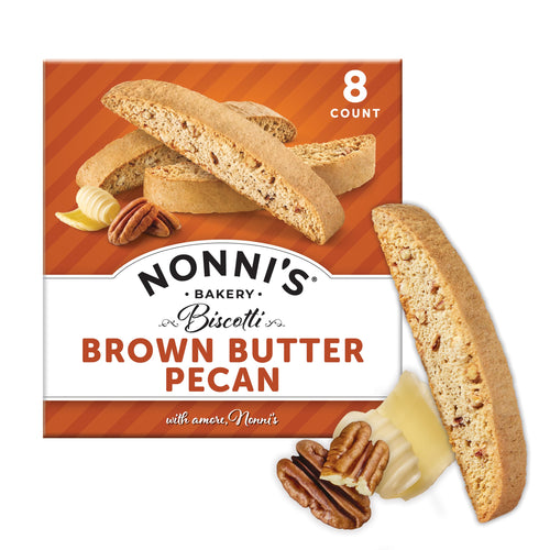 Nonni's Brown Butter Pecan Biscotti Cookies, 8 Count