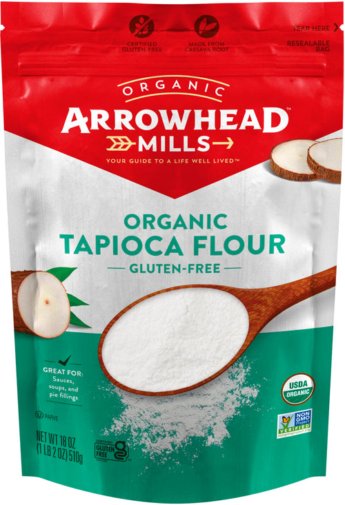 Arrowhead Mills Organic Gluten-Free Tapioca Flour, 18 oz