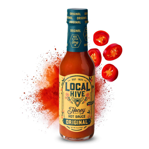 Local Hive Original Honey Hot Sauce, Sweet Heat, 6 oz
