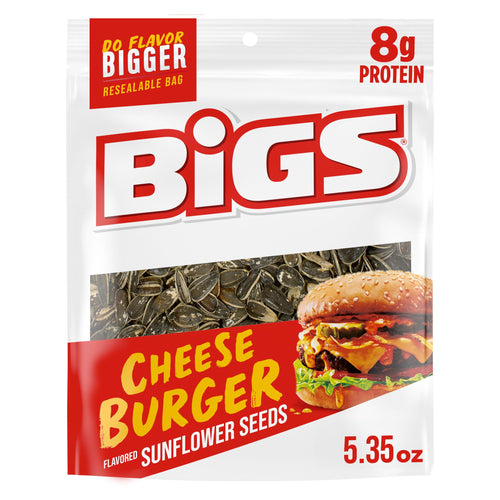 BIGS Sunflower Seeds, Cheeseburger Flavor, 5.35 oz