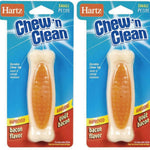 Hartz Chew 'n Clean Tuff Bone Bacon Flavored Small Dog Toy (Pack of 2)