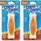 Hartz Chew 'n Clean Tuff Bone Bacon Flavored Small Dog Toy (Pack of 2)