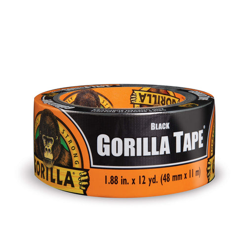 Gorilla Black Duct Tape, 1.88 in x 12 yd