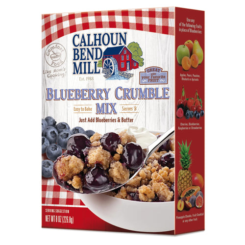 Calhoun Bend Mill Blueberry Crumble Mix, 8 oz